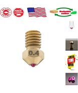 Durable 0.4mm Ruby Nozzle for E3D and MK8 Printers - Multi-Material Frie... - $55.93 CAD