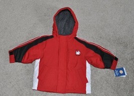 Boys Snowsuit Carters Jacket Ski Bibs Red Black 2 Pc Toddler Winter $80-12 mths - £35.61 GBP