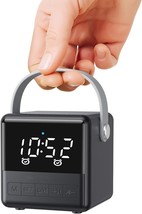 Portable Small Bluetooth Speaker Wireless HD Sound,Alarm Clock Bluetooth Speaker - £19.43 GBP