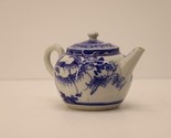Oriental Chinese Blue White Glazed Porcelain Teapot Mini - $68.99