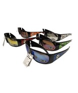 Choppers Sunglasses Mens Biker Fashion Flame Design Wrap Around UV 400 - $6.56