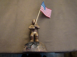NEIL ARMSTRONG APOLLO 11 VINTAGE HAND MADE WOODEN FIRST ASTRONAUT ON THE... - $296.99