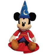 Mickey Mouse Plush 17&quot; Fantasia Sorcerer Wizard Walt Disney World - $14.92 CAD