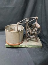 19th C. Starrett Hasher Mechanical Hand Crank Rotating Food Chopper Patd... - $299.99