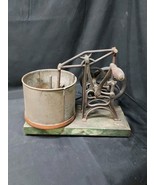 19th C. Starrett Hasher Mechanical Hand Crank Rotating Food Chopper Patd... - $299.99