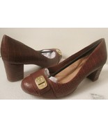 Giani Bernini &quot;Lorennp&quot; Nutmaple Leather Pump Size 6M - £23.59 GBP