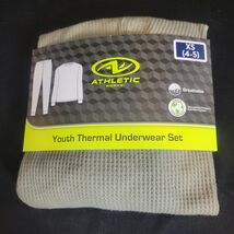 Athletic Works Youth Boys Light Olive Green Thermal Underwear Set Size X... - $14.49 CAD