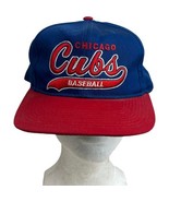 Vintage Chicago Cubs MLB Starter Script Logo Baseball Hat Made In Korea ... - £18.42 GBP