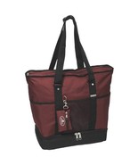 Everest Luggage Deluxe Shopping Tote - Burgundy/black - $27.06 CAD