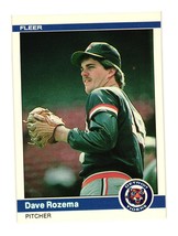 1984 Fleer #90 Dave Rozema Detroit Tigers - £2.98 GBP