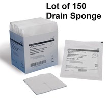 150 Ct, Dermacea I.V Split Sponges Dressing Drain Sponge Sterile 4 x 4 6... - £21.41 GBP