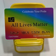 Aromabug Funny Fake Bankcards: (8 PACK). ALL LIVES MATTER Cards (Free Sh... - $19.75