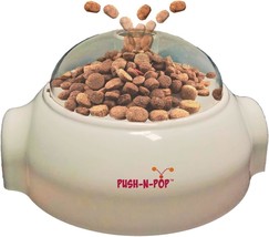 Push N Pop - Interactive Slow Feeding Dog Food Dispenser - Award Winning - Ment - $40.99