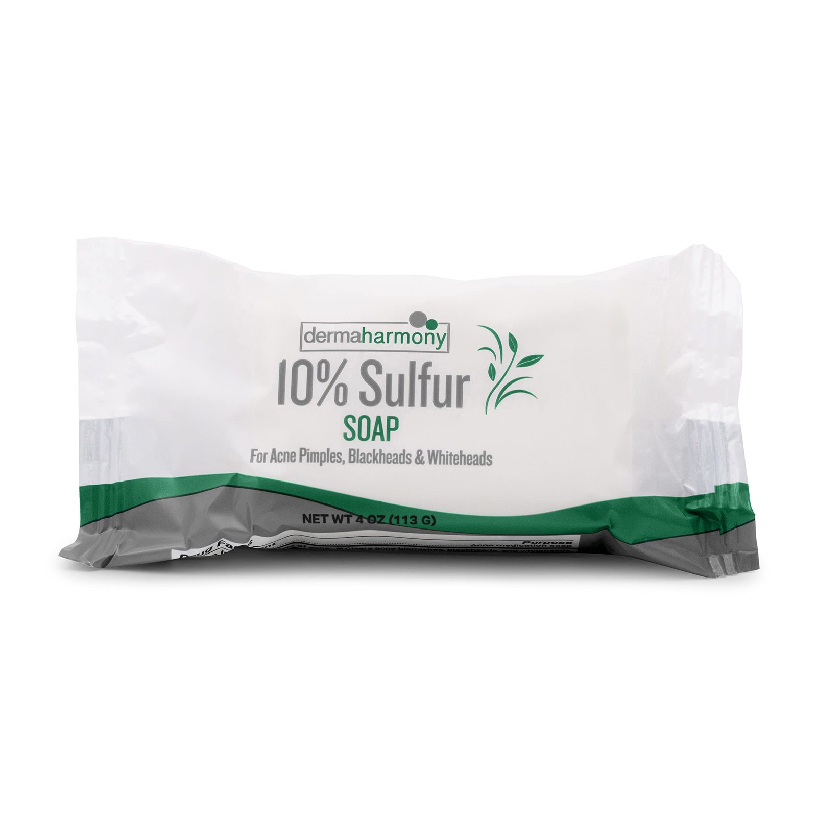 Dermaharmony 10% Sulfur with Tea Tree Oil Acne Bar Soap (4 oz) - $7.89