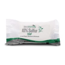 Dermaharmony 10% Sulfur with Tea Tree Oil Acne Bar Soap (4 oz) - £6.30 GBP