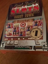 Reel Deal Slots: Ghost Town Ricochet PC CD-ROM Software Rated T-Teen Phantom EFX - £4.00 GBP