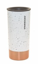 Starbucks White Gold Speckle Stainless Steel At Home Tumbler 12 Oz Double Wall - £63.83 GBP