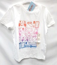  Kids XS(4/5) White Game Console Themed Graphic T-shirt ,Cat & Jack image 2