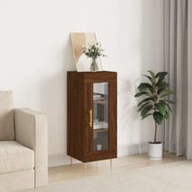 Modern Wooden Narrow Small 1 Door Sideboard Storage Cabinet Unit Glazed ... - £53.44 GBP+