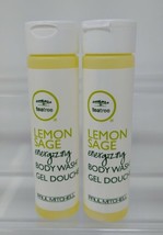 2 Paul Mitchell Tea Tree Lemon Sage Energizing Body Wash .7 oz ea Total 1.4 oz - $15.97