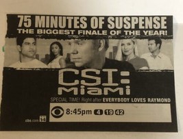 CSI Miami Tv Guide Vintage Print Ad David Caruso Tpa4 - £4.57 GBP