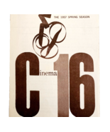 1957 Cinema 16 Spring Season Schedule Program Pamphlet Brochure Original... - $467.16 MXN