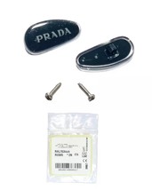 PRADA Nose Pads for Sunglasses Eyeglasses Black Silicon 15mm With Screws... - $973.73 MXN