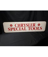 Vintage ORIGINAL Dodge Dealer Wooden Painted CHRYSLER SPECIALTY TOOLS Sign - $3,850.51 MXN