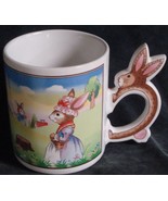 Wonderful Gently Used Easter Transferware Coffee Mug- Ceramic - VGC - SU... - $13.56 CAD