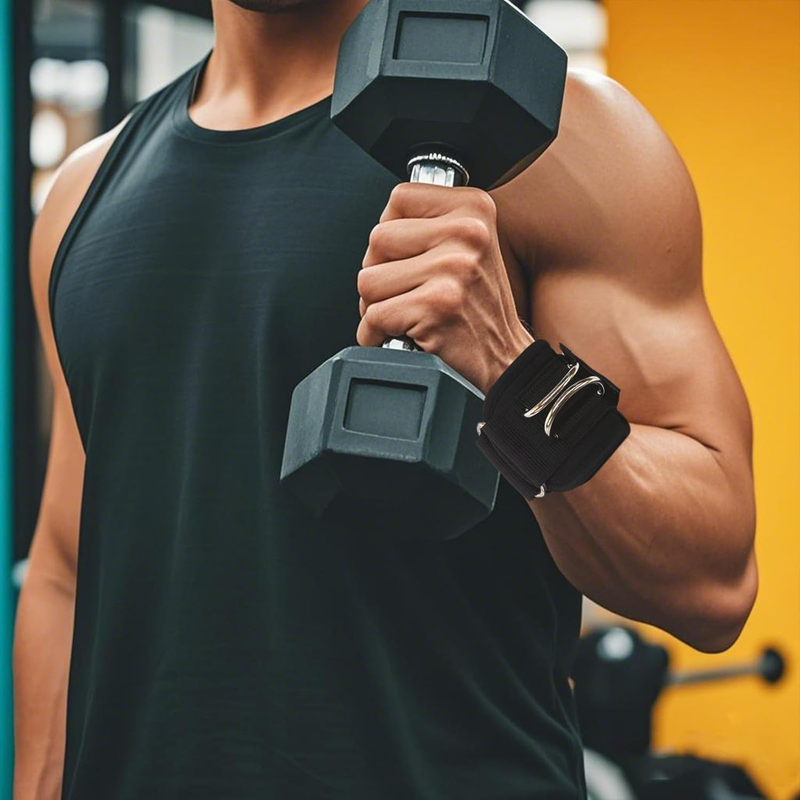 Weight Lifting Straps,Lifting Wrist Straps,Weight Straps,With D-Rings,Wrist Wrap Item image 5