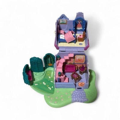 1995 Bluebird Polly Pocket Cinderella Stepmother's House, Carriage & 9 Figures Item image 6