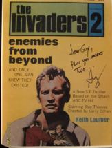 ROY THINNES:ACTOR (THE INVADERS) ORIGINAL AUTOGRAPH PHOTO) CLASSIC SCI-F... - $222.75
