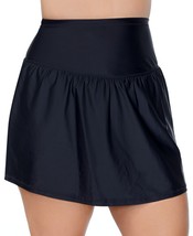 $52 Raisins Curve Women Trendy Plus Size Bravo Swimskirt Black Size 20W - £8.08 GBP