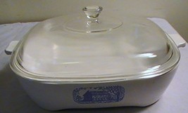 Vintage Corning Amana Radarange Browning Skillet with Lid - £29.56 GBP