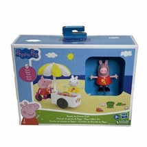 Peppa&#39;s Ice Cream Cart Peppa Pig 5-pc Toy Playset New! Factory Sealed - £12.45 GBP