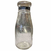Glass Milk Bottle Hazle Milk Co. One Pint - $19.54