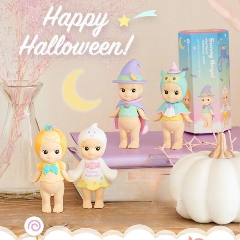 Gel super cute halloween blind box doll pumpkin wizard ghost owl imp doll birthday gift thumb200