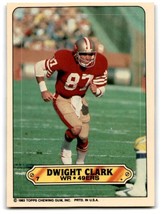 1983 Topps #7a Dwight Clark Stickers - $1.97