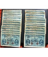 Allemagne Germany 25 banknotes 5 MARK 1914 complete set of Ser. from A Z... - £203.48 GBP