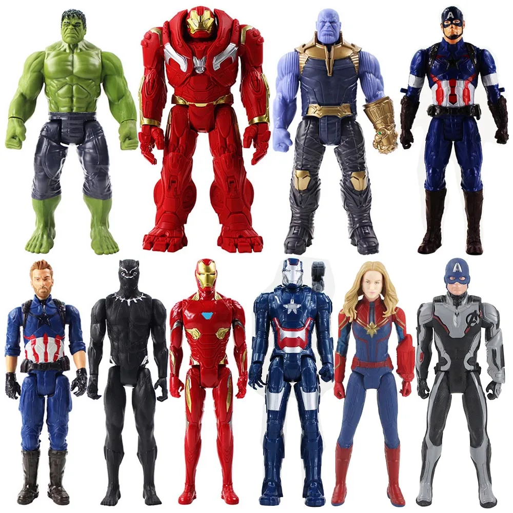 30cm Marvel Avengers Super Heros Spiderman Hulk Ironman Venom Thanos Captain - £18.55 GBP+