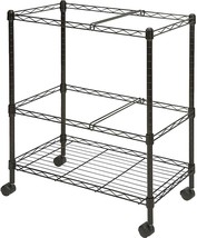 Mobile Wire File Cart From Lorell, Model Llr45650. - $67.93