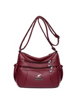 Vintage Bags for Women Retro PU Leather Woman  Bags Female Daily Crossbody Pack  - £63.63 GBP