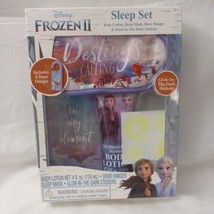 BRAND NEW Disney Frozen 2 Gift Set Body Lotion Sleep Mask Door Hanger  Stickers - £10.27 GBP