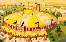 Vintage POSTCARD-JOHN Ringling Continential Circus, Ny World&#39;s FAIR,1964-65 BK54 - £3.50 GBP