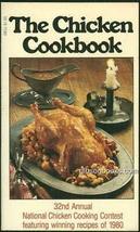 Chicken Cookbook 32nd National Chicken Cooking Vintage Recipes 1980 Illustrated  - £22.94 GBP