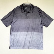 Ben Hogan Polo Shirt Mens 2XL XXL Performance Gray Short Sleeve Button Collar - £12.49 GBP