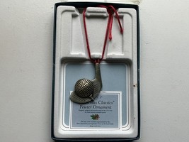 Vintage Fort USA Pewter Golf Club Ornament  - $283.44 MXN
