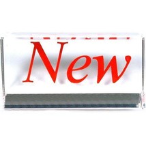 Crystal &quot;New&quot; Jewelry Sign Showcase Counter Top Display - £6.86 GBP