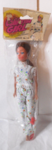 1980 Gordy Intl California Girl Floral Cloth 10 3/4&quot; Plastic Doll #111 H... - $12.86
