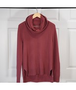 Athleta Cashmere Cowlneck Sweater Red Size Small - $74.38 CAD